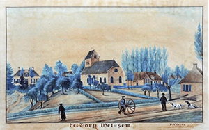 het Dorp Wel=sem, 1853